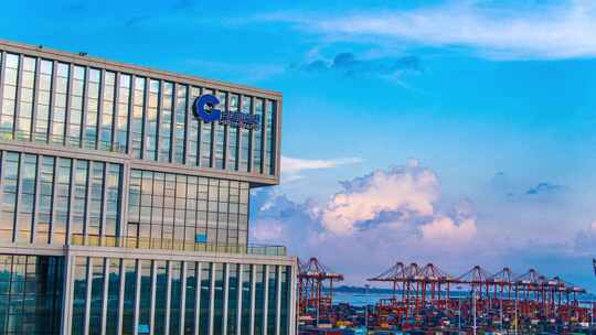 广西钦州港港务集团航拍视频素材模板下载