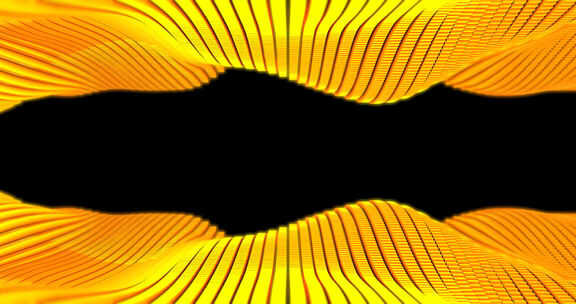 粒子波浪 2穿梭隧道 3d空间 抽象背景