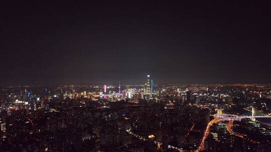上海黄浦区上升航拍空镜