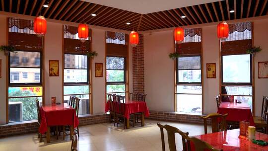 中式餐厅装修餐馆环境