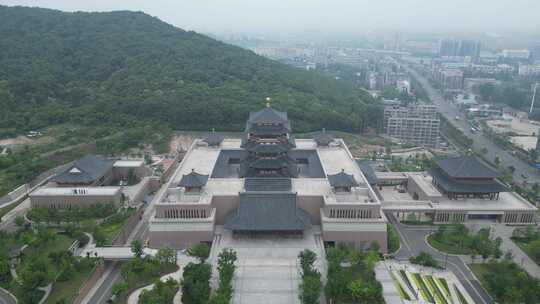 航拍湖北襄阳博物馆新馆