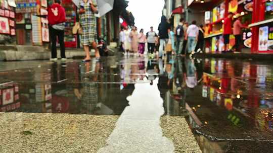 老北京胡同商业街旅游景点人文烟火气