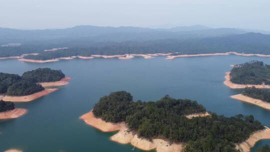 广州市从化流溪河水库自然风光航拍