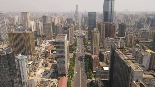 航拍长沙，长沙城市建设