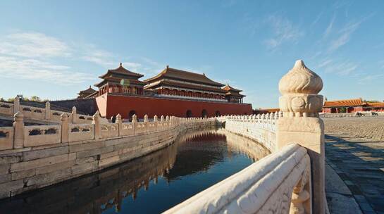 4k北京故宫紫禁城皇宫古迹皇城视频素材模板下载