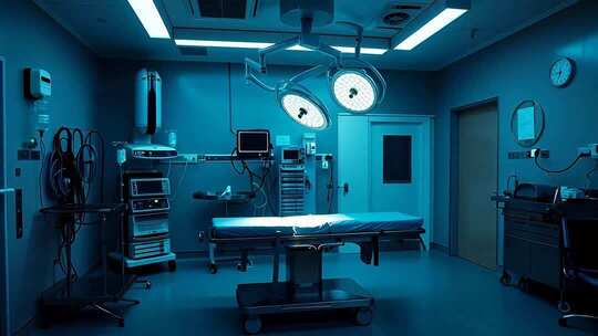 医院手术室内部场景