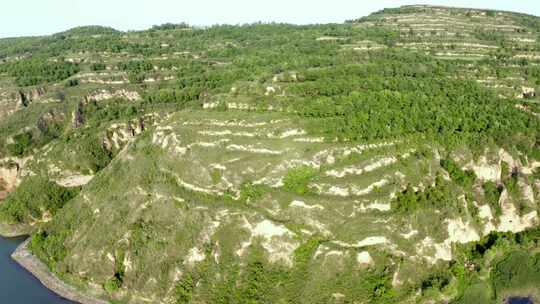 青山  黄土高原  绿树