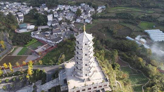 贵州 贵阳 大兴国寺 大善塔 航拍