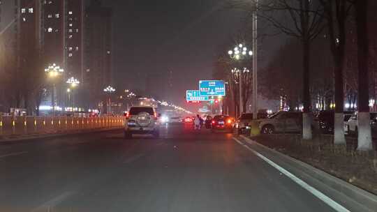 雄安 冬季 夜景 晚上