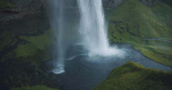 Seljalandsfoss，瀑布，冰岛