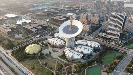 航拍武汉未来科技城