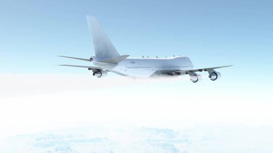 飞机飞行动画带通道特效元素素材视频5