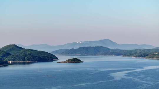 溧阳 天目湖 水库 渔业 自然 旅行 风景视频素材模板下载