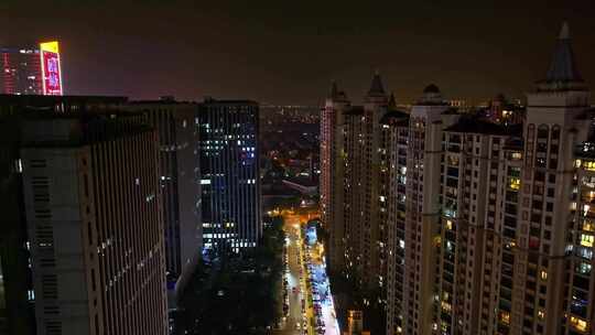 张家港夜景航拍