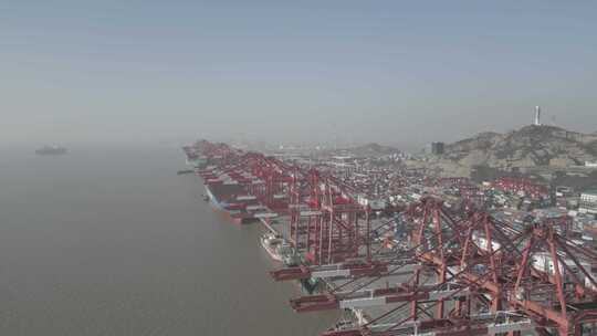 港口 运输视频素材模板下载