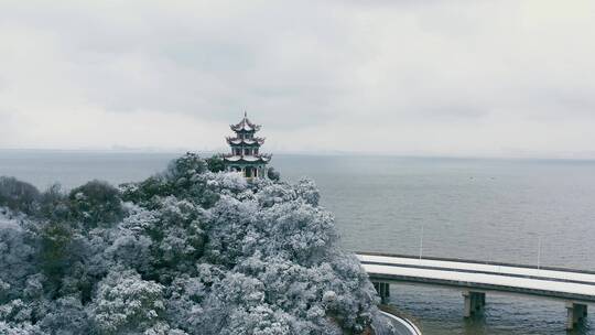 唯美诗意雪景视频素材模板下载