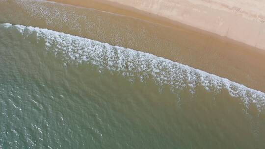 福建福州平潭岛航拍俯瞰沙滩海岸线视频素材模板下载