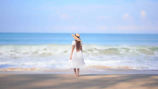 沙滩海洋美女