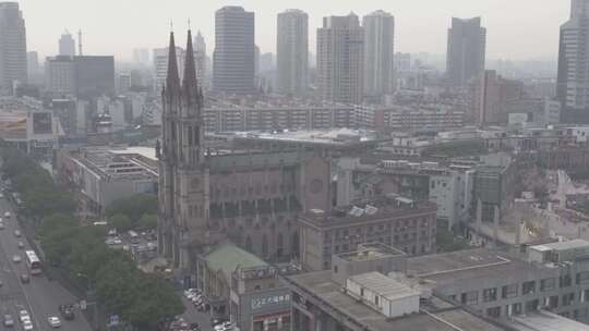 宁波天一广场城市日常马路街区建筑物