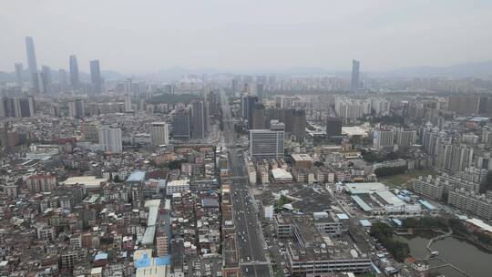 城市灰霾天气