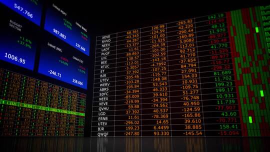 金融股票K线指数证券市场交易视频32