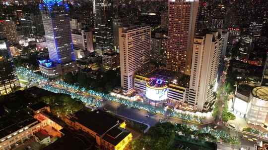 上海商城 波特曼酒店露台 南京路夜景