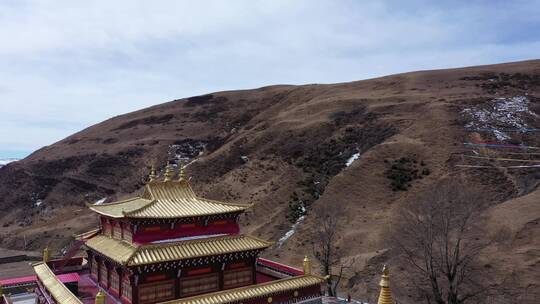 甘孜 高原  寺庙4K航拍