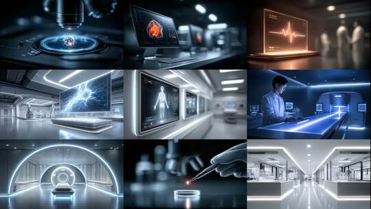 医疗科技前沿设备创新医疗未来呼吸机高清在线视频素材下载