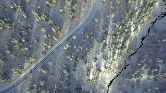 日本北海道大雪山国家公园森林公路