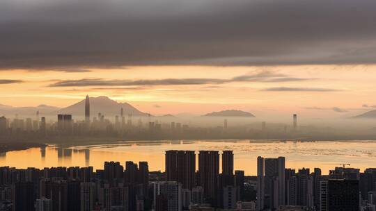 深圳湾日出延时