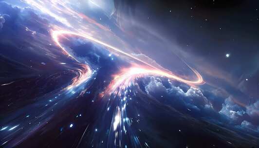 宇宙星际穿梭光线4K