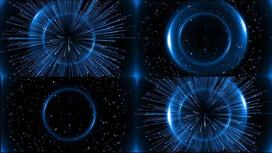 4款科技粒子光波爆炸冲击波（3款颜色）