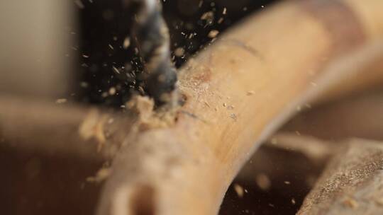 手工制作竹编藤编家具工艺品