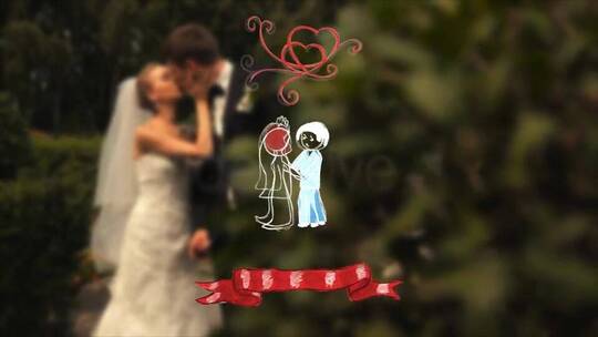 优雅美丽的婚礼套餐视频包装AE模板
