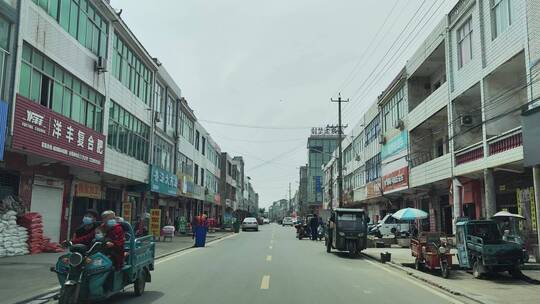 公路交通路边风景实拍