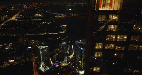 苏州城市地标夜景