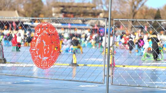 北京春节什刹海节日气氛