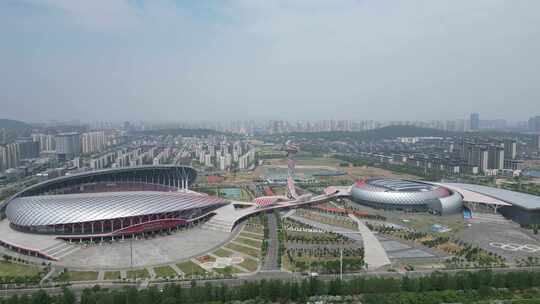 安徽蚌埠奥林匹克体育中心航拍