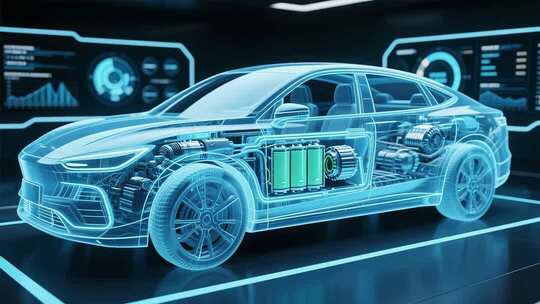 新能源汽车内部结构展示