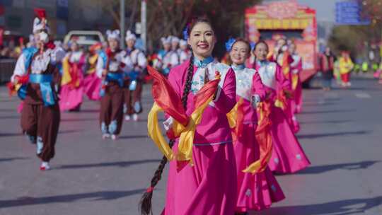 陕北秧歌  榆林  陕西  秧歌  佳县  大秧歌