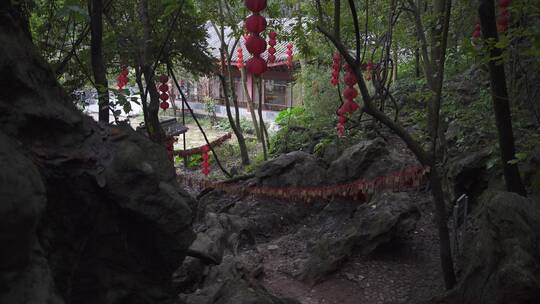 杭州三天竺三生石风景