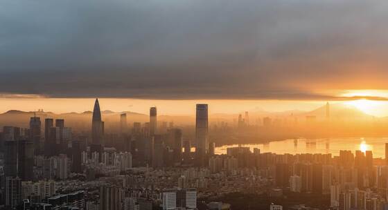 深圳湾日出延时