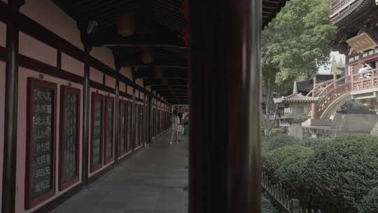 苏州寒山寺 寒山寺视频素材模板下载