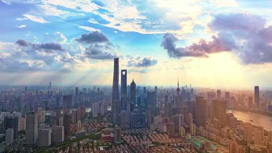 上海城市风光延时摄影