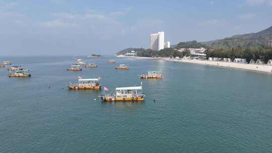 航拍 广东惠州巽寮湾