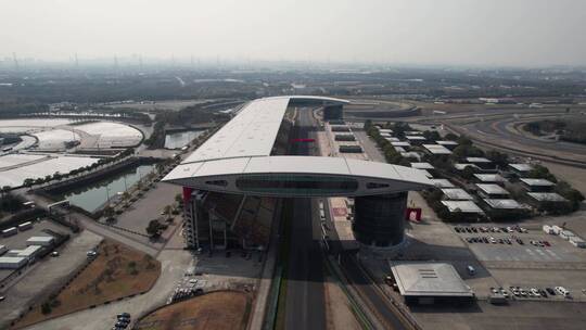 4K航拍上海国际赛车场2023年