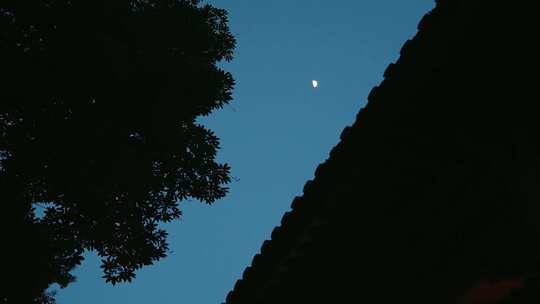 杭州灵隐寺 古建筑 夜晚