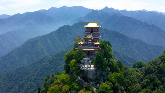 西安南五台山风景区秦岭山脉