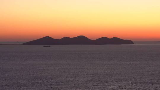 海岸 唯美 夕阳