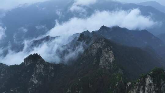 4K航拍河南洛阳老君山景区